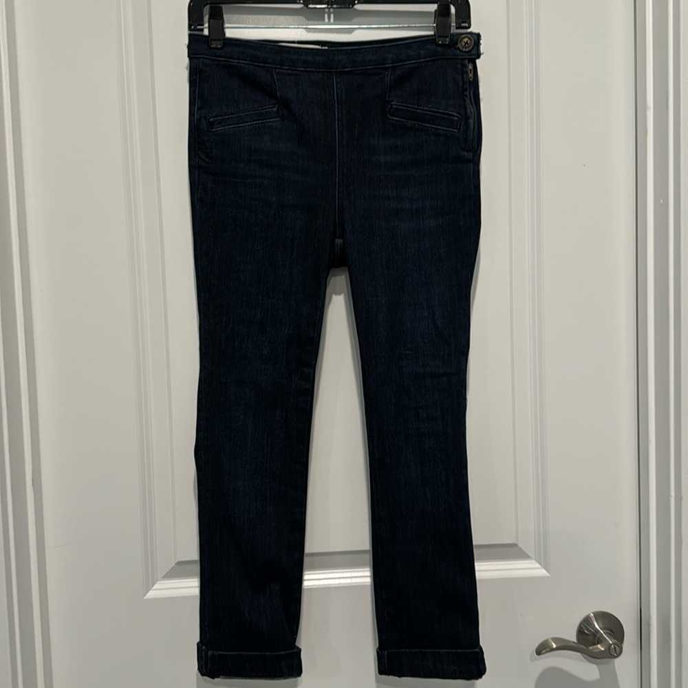 Pilcro and the Letterpress Denim Legging, Size 25P